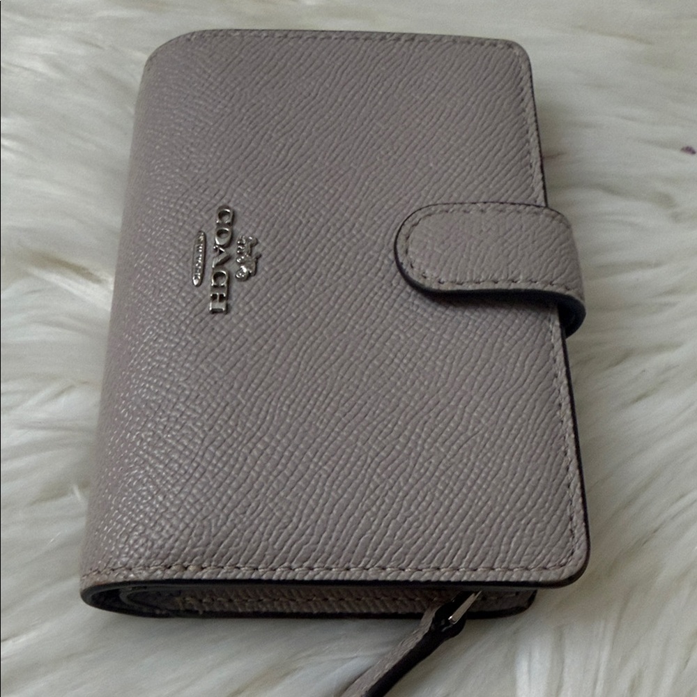 Coach Taupe Leather Men's Wallet